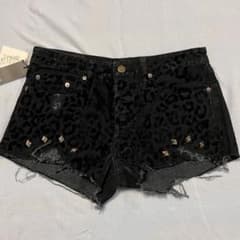 【新品】　RNA ショートデニム　黒のサムネイル