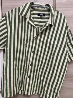 Stussy ストライプ 半袖シャツ Mサイズのサムネイル