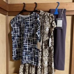 【新品タグ付】婦人服 3点セット M〜L バラ売り可 ハルメク他のサムネイル