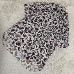 COMME des GARÇONS ペイズリー柄シャツ アイボリー M オシャレ - メルカリ