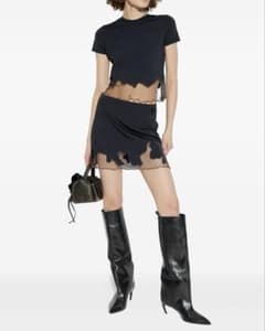 【新品未使用】DIESEL O-LANE-R1 シアー ミニスカート ブラック 新品未使用】DIESEL O-LANE-R1 シアー ミニスカート ブラック - メルカリ