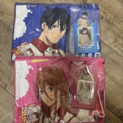 ラウンドワン　チェンソーマン　マフラータオル カードケース 天使の悪魔 早川アキ