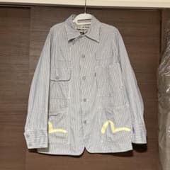 山根親子時代 EVISU エヴィス 1012 ヒッコリー カバーオール 42 - メルカリ