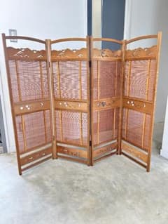 パーテーション 衝立 間仕切り 透かし彫り（送料込み） 昭和レトロ
