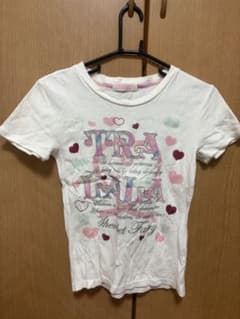 TRALALA 半袖Tシャツ ホワイト ハート ロゴのサムネイル