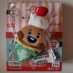 BT21 FamilyMart Exclusive Plush Badge - SHOOKY