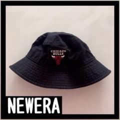 NEW ERA ニューエラ シカゴブルズ バケットハット キッズ NBA 黒のサムネイル