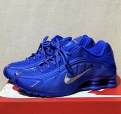 Nike Shox R4 ブルー シューズ 26.5 - メルカリ
