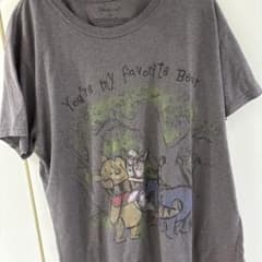 USA古着 ディズニー ビックサイズtシャツ くまのプーさん イーヨー 2XLのサムネイル