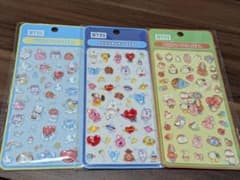 BT21 푹푹 씰 3장 세트