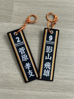 ハイキュー!! 菅原孝支 影山飛雄 キーホルダー 2点セットのサムネイル