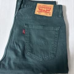Levi 511 デニムパンツ W33 L32 グリーンのサムネイル