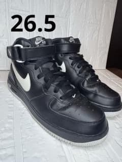 Nike Air Force 1 ハイカット ブラック/ホワイト 26.5のサムネイル