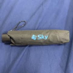 Sky ノベルティ 折りたたみ傘 ブラックのサムネイル