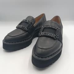 美品】MODE ET JACOMO 厚底 ビジュー ローファー 23.5 - メルカリ