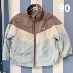 FILA アプレレクール ベビー　ナイロンジャケット ブルゾン　90のサムネイル