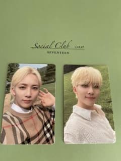 SEVENTEEN ジョンハン　social club トレカのサムネイル