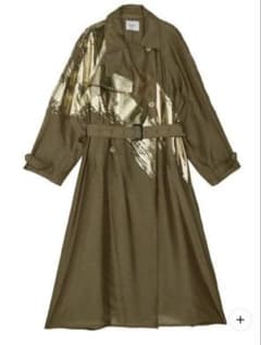AMERI FOIL PAINTING SHEER TRENCH COATのサムネイル