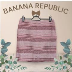 BANANA REPUBLIC ミニスカート レッド系 タイトスカート M