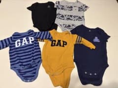 GAP baby ロンパースまとめ売り 5枚セット 60〜80cm 男の子のサムネイル