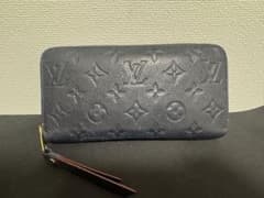 正規品》Louis Vuitton ネイビー 長財布アンプラント - メルカリ