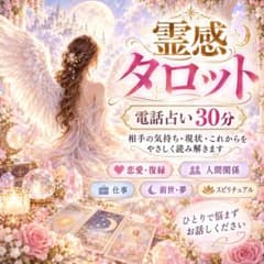 霊感タロット電話占い30分 恋愛 復縁 仕事 人間関係 前世 夢