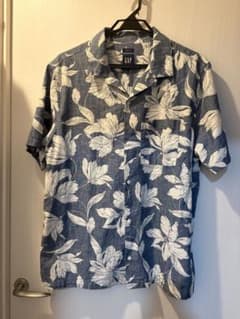 GAP フラワープリント 半袖シャツ5000円→4000円→3800円のサムネイル