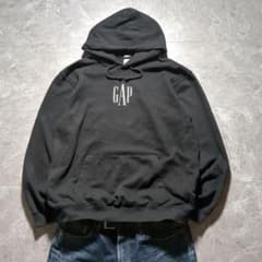 ✨ 대인기! L✨GAP 리플렉터 파커 블랙 L 그런지