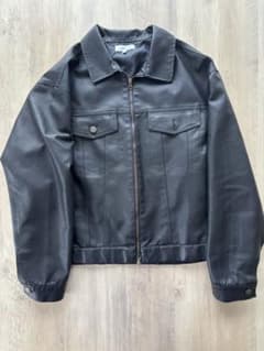 00s DAILY MUSES フェイクレザー ジャケット ブラック 短丈のサムネイル