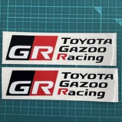 TOYOTA GAZOO Racing ステッカー 2枚セットのサムネイル