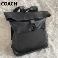COACH コーチ MANHATTAN foldover backpack - メルカリ