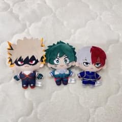 僕のヒーローアカデミア カプセルぬいぐるみこれくしょん　デク　爆豪　轟のサムネイル
