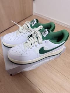 Nike Air Force 1 ホワイト/グリーン US9 - メルカリ