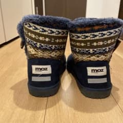 moz ネイビー ノルディック柄ブーツのサムネイル