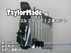 b822 初心者歓迎 テーラーメイド 等メンズゴルフクラブ12本セット 