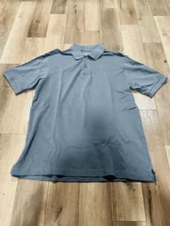 MUJI 無印良品 ポロシャツ ブルー Lサイズのサムネイル