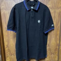 Stussy 黒 ポロシャツ XXX 30周年 - メルカリ
