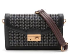 PRADA プラダ ハンドバッグ ツイードバッグ 千鳥柄 ブラック - メルカリ