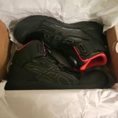 ASICS 安全靴 ブラック/レッドのサムネイル