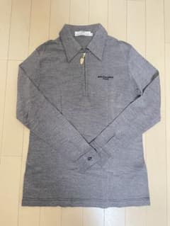 BALENCIAGA GOLF ネイビー 長袖ポロシャツ M BALENCIAGA Golf 長袖ポロシャツ ハーフジップ M - メルカリ