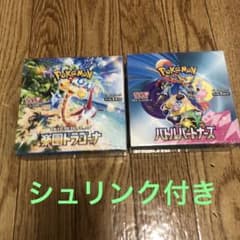 ポケカ 楽園ドラゴーナ バトルパートナーズ シュリンク付き 各1box