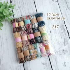 引き揃え糸 16種類アソート217 ꕤ現品限りꕤ*.゜ - メルカリ