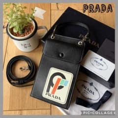 ✨極極美品✨PRADA プラダ スマホショルダー ショルダーバッグ 黒 