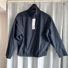 【値下げ】UNIQLO U コットンブレンドハーフジップブラウスのサムネイル