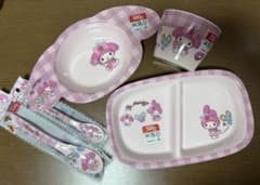 ダイソー サンリオ マイメロ 食器 コンプリート 5点セット のんびりタイムのサムネイル