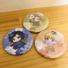 鬼滅の刃 缶バッジ　かわいい　我妻 善逸 冨岡 義勇 錆兎　セットのサムネイル