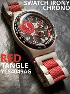 SWATCH (スウォッチ)IRONY CHRONO【 RED TANGLE 】 - メルカリ