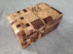 OTA MOKKO 太田木工◇道具箱 寄木細工② 伝統的工芸品 小田原箱根細工