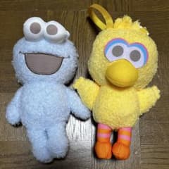 セサミストリート パステルカラーぬいぐるみポーチ