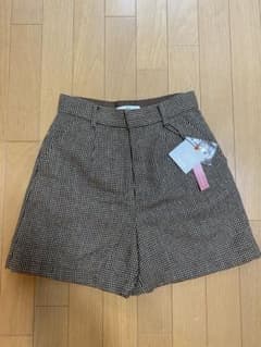 【新品未使用】SLY 千鳥格子柄 ショートパンツのサムネイル